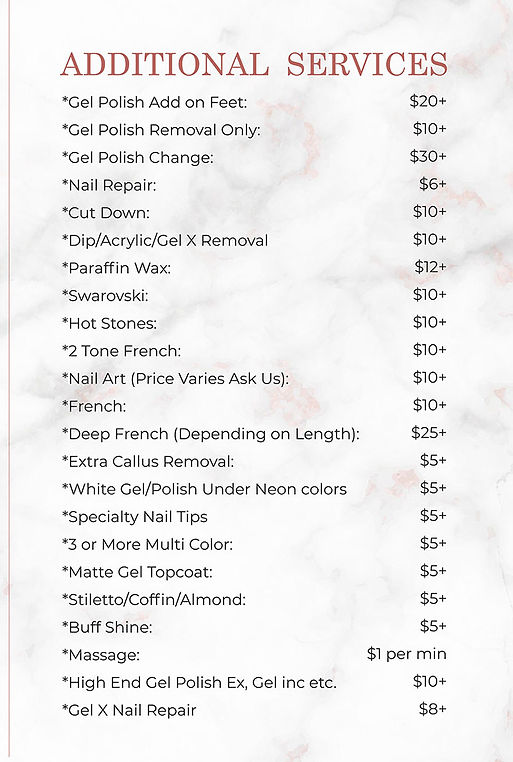 MENU nailslifestudio